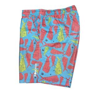 Flomotion Men’s Mahi Print Swim Trunks Bathing Suit Shorts XL